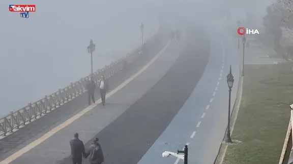 Marmara Denizi'nde yoğun sis etkili oldu