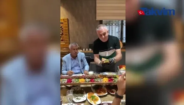 Orman yangınlarının zirve yaptığı gün CHP’li Zeydan Karalar kaburga keyfi yapmış! İşte o anlar...
