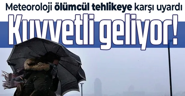 HAVA DURUMU | Meteorolojiden kuvvetli yağış ve fırtına uyarısı | 17 Mart İstanbul'da hava nasıl olacak?