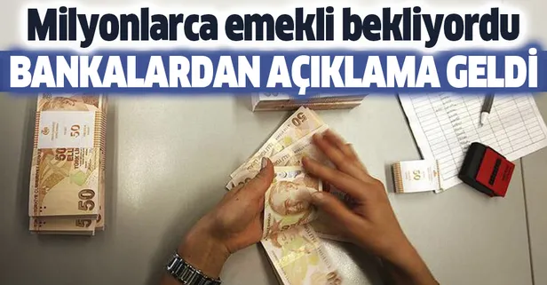 Emekliler maaş ve ikramiye için bekliyordu! Bankalardan emeklilere son dakika açıklaması geldi
