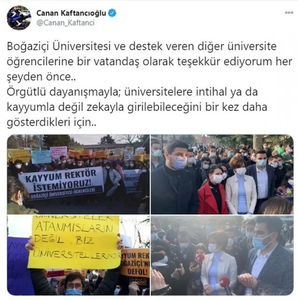 Boğaziçi Üniversitesi'ndeki DHKP-C marşı okunan skandal eyleme İYİ Parti'den destek!-2