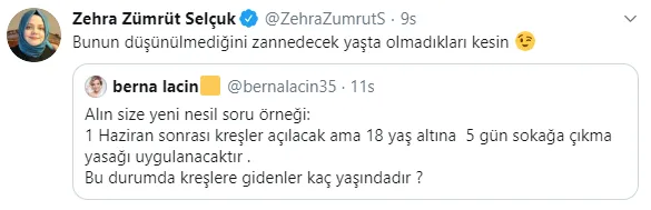 Aile, Çalışma ve Sosyal Hizmetler Bakanı Zehra Zümrüt Selçuk'tan provokatör Berna Laçin'e tarihi cevap!-1