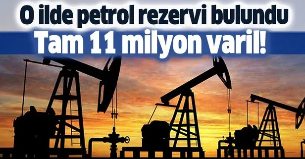 siirt te 11 milyon varil petrol bulundu