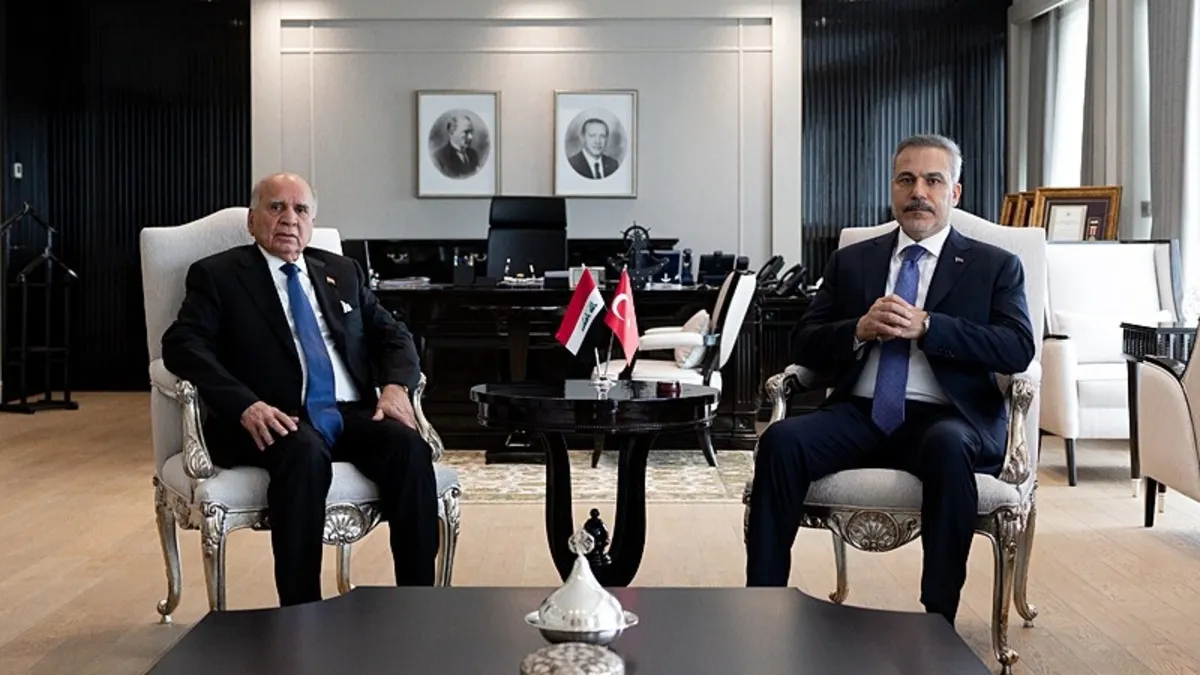 Bakan Fidan ile Fuad Hüseyin Ankara’da görüştü