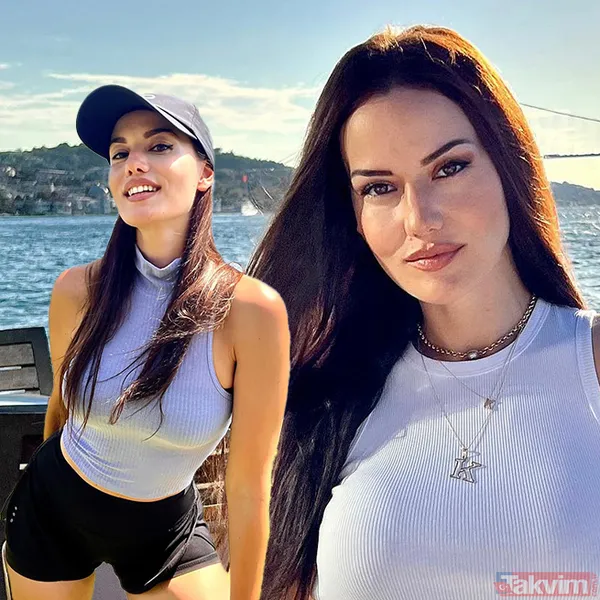 Fahriye Evcen’in tekne pozları ortalığı kasıp kavurdu: Hangi birini beğeneceğimi şaşırdım! - 1