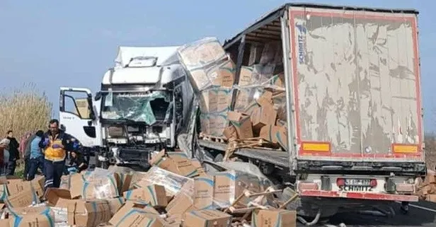Manisa’da yoldan çıkan TIR dehşet saçtı: Biri çocuk 5 kişi yaralandı
