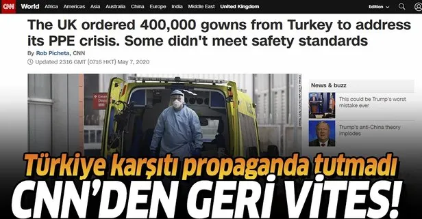 CNN düzeltme yayınladı!