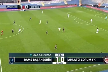 Başakşehir Çorum FK 1-0  | João Figueiredo