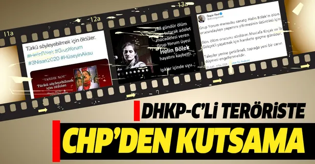 DHKP-C'li teröriste CHP'den kutsama! Anma mesajları yayınladılar