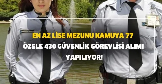 İŞKUR yeni iş ilanları: En az lise mezunu kamuya ve özele yüzlerce güvenlik görevlisi alımı başvuru şartları nedir?