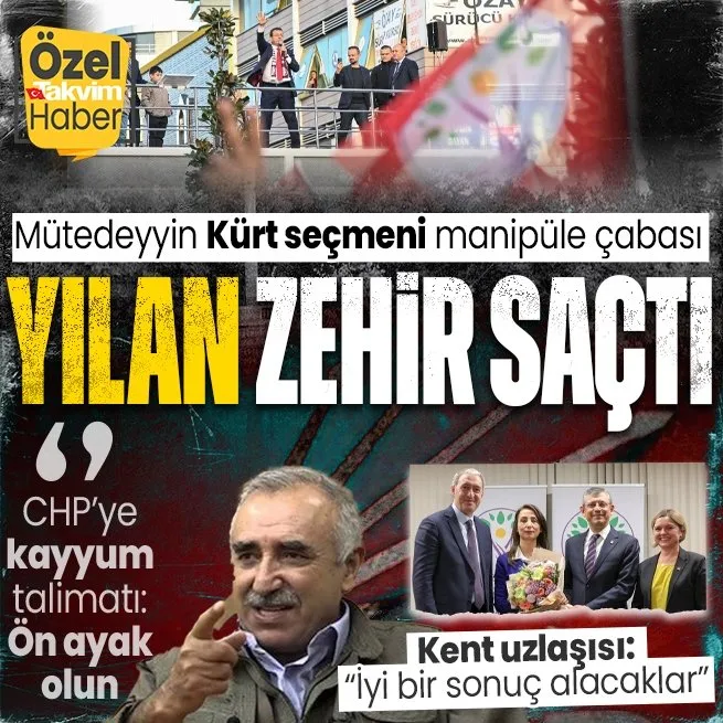 PKK elebaşı Murat Karayılandan CHPye kayyumların kaldırılmasında ön ayak olun talimatı! Kent uzlaşısı yorumu: İyi bir sonuç alacaklar