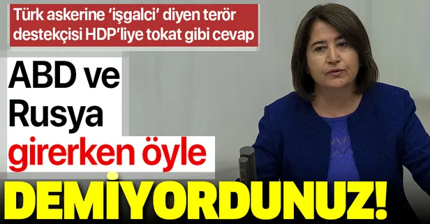 Türk askerine 'işgalci' diyen terör destekçisi HDP'liye tokat gibi cevap!