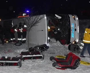 Konya’da feci kaza:1 ölü, 46 yaralı