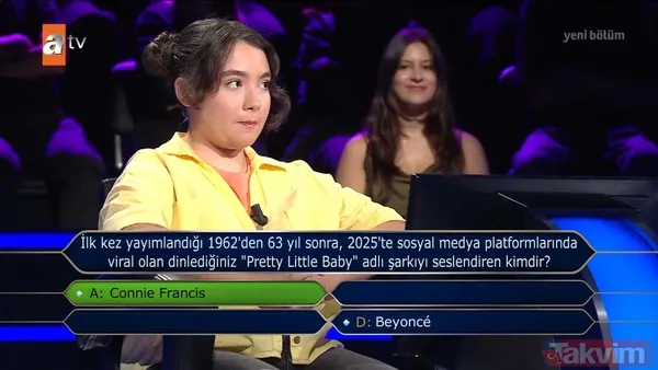 "Kim Milyoner Olmak İster?"de heyecan dolu anlar: Yarışmacı iki şık arasında kaldı! O soruda risk aldı mı? - 11