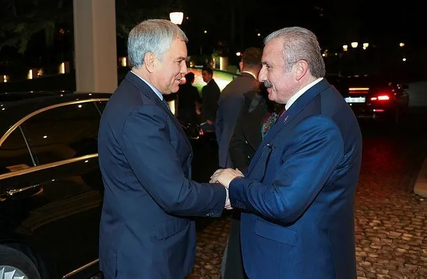 Son dakika: Başkan Erdoğan, Rusya Federasyonu Federal Meclisi Devlet Duması Başkanı Vyacheslav Volodin'i kabul etti-2