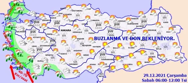 Rüzgar saatte 40-70 kilometreye ulaşacak! Meteoroloji'den kuvvetli yağış uyarısı: Pus, sis, buzlanma ve dona dikkat-6
