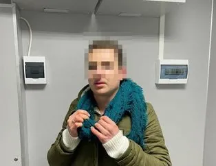 Eşinin kılığına giren Ukraynalı sınırda yakalandı!