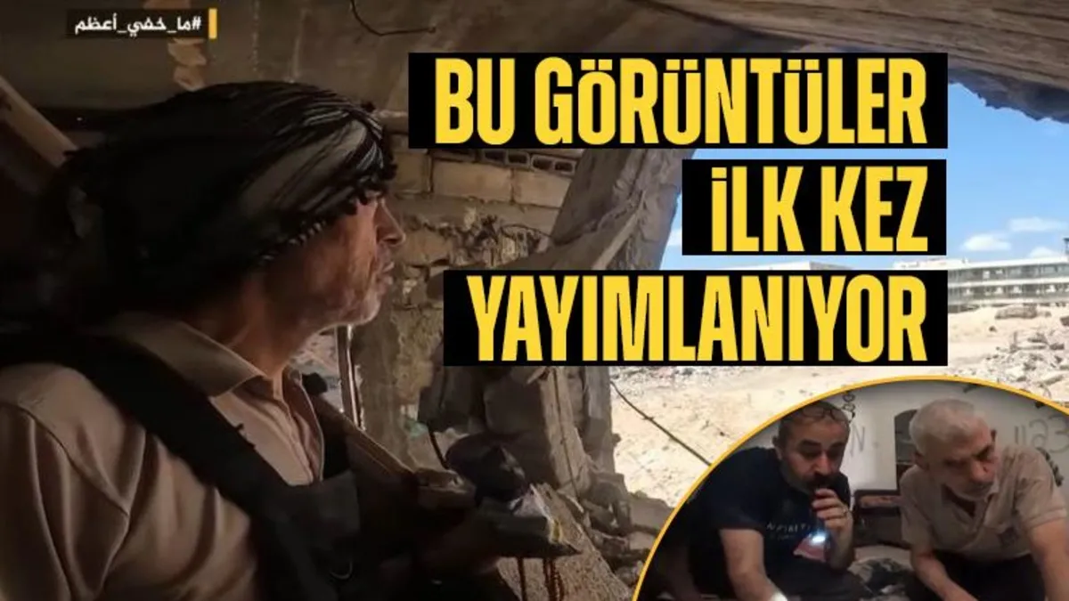 Şehit Hamas lideri Yahya Sinwar’ın bu görüntüleri ilk kez yayımlandı! Aksa Tufanı Operasyonu’na işte böyle imza attı