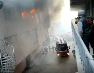 Bayrampaşa’da ayakkabı imalathanesinde yangın