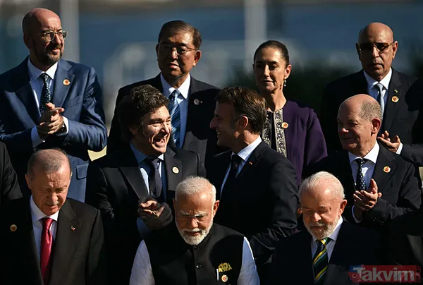 Başkan Recep Tayyip Erdoğan G20 Liderler Zirvesi'nde aile fotoğrafı çekimine katıldı | İşte o renkli kareler... - 2