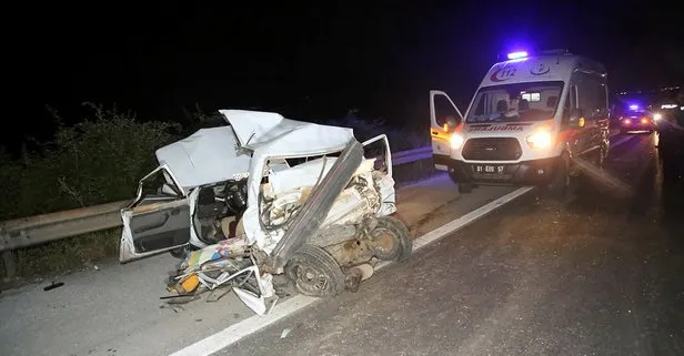 Adana’da korkunç kaza! Tır otomobili biçti! Ölü ve yaralılar var