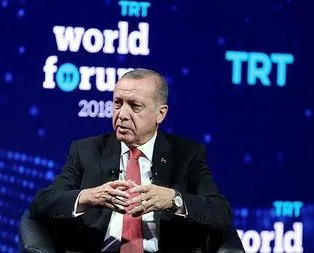 Erdoğan, TRT World Forumu’nun kapanışında konuştu