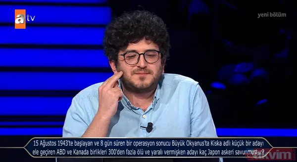 Askersiz Kiska Adası'nda 300'den fazla kayıp! Kenan İmirzalıoğlu'nun sunduğu Kim Milyoner İster'de 'İkinci Dünya Savaşı' sorusu - 4