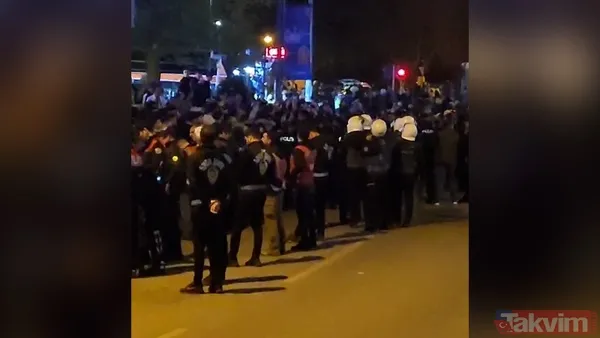 Polis Bir Olay Çıkmaması İçin Geniş Güvenlik Önlemi Aldı. İşte O Görüntüler...