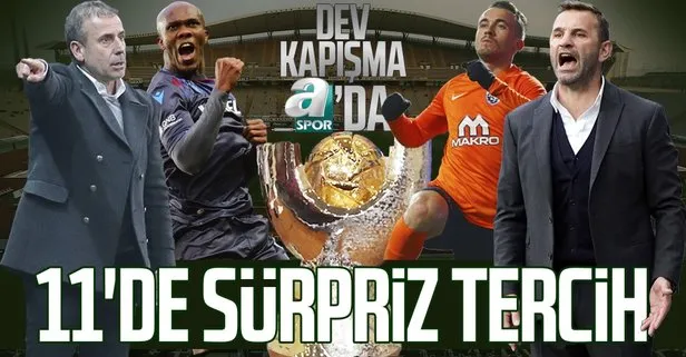 Başakşehir - Trabzonspor arasındaki Süper Kupa kapışması A Spor’da! İşte karşılaşmanın muhtemel 11’leri