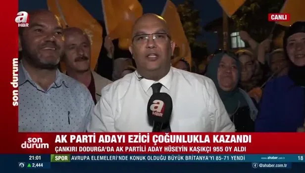 Çankırı Dodurga’da AK Parti adayı ezici çoğunlukla kazandı