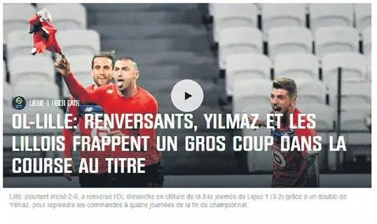 Burak Yılmaz, Fransız futboluna damga vuruyor: Lyon'a 2 gol attı, manşetlerde yine o vardı-6