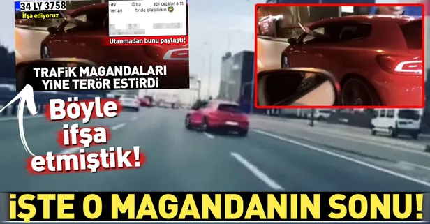 E-5'i birbirine katmıştı! O maganda yakalandı
