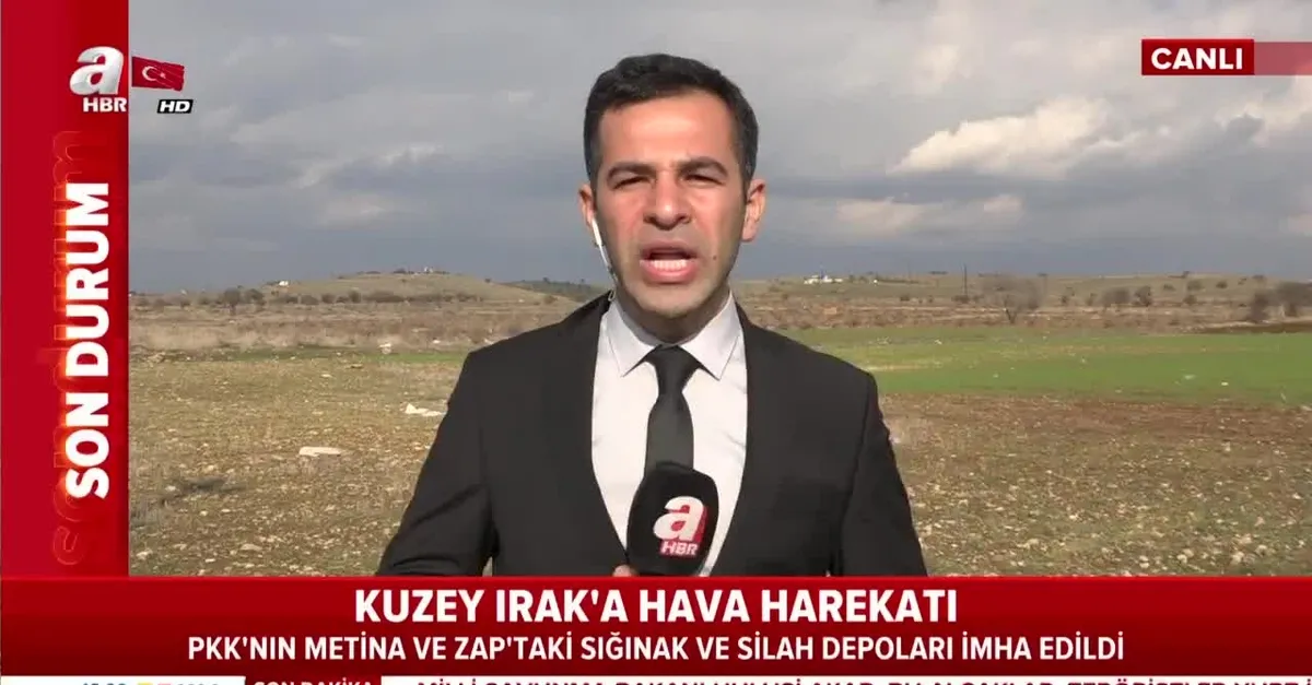 Son dakika: Irak'ın kuzeyine hava harekatı