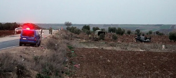 Askeri araç devrildi: 3 asker yaralı
