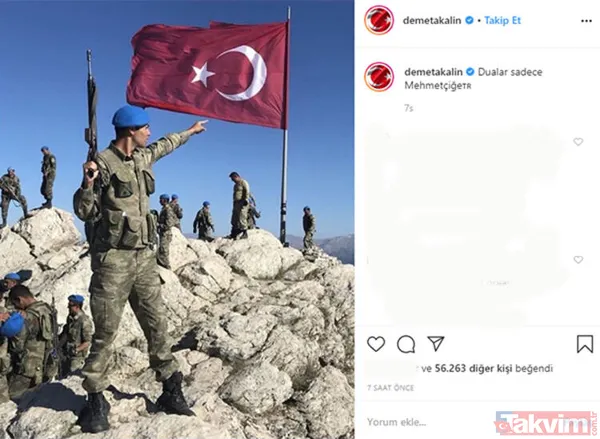 İdlib'deki alçak saldırı sonrası ünlülerden Mehmetçiğe destek mesajları - 7