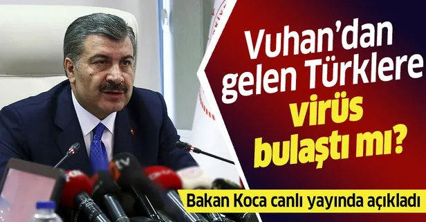 Son dakika: Sağlık Bakanı Fahrettin Koca'dan flaş koronavirüs açıklaması