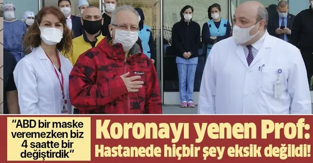 Kovid-19’u yenen Prof. Dr. Özyaral: ABD bir maske veremezken, biz 4 saat arayla maske değiştirdik! Hastanede hiçbir şeyimiz eksik değildi