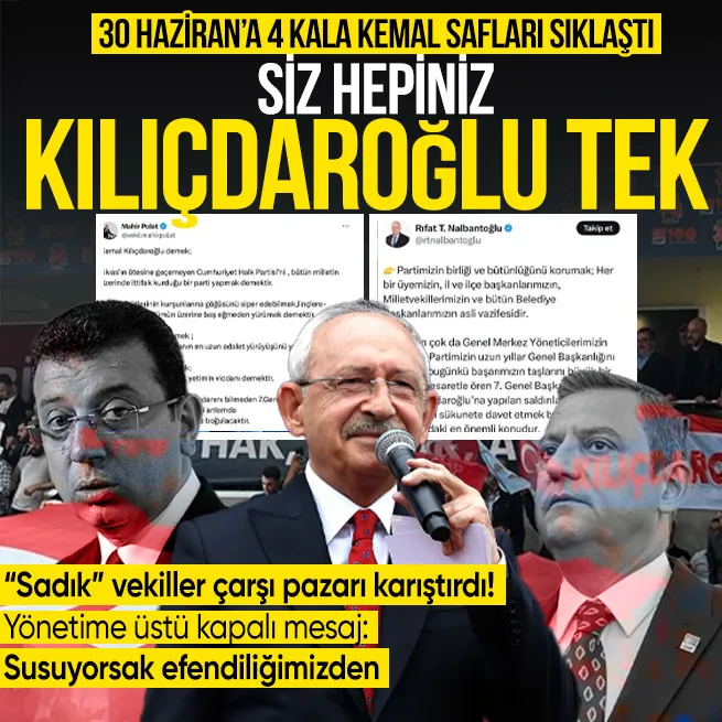 CHPde Kemal Kılıçdaroğlu safları sıkılaştı! Milletvekilleri tarafını seçti parti yönetimine tepki geldi: Susuyorsak efendiliğimiz ve partililiğimizden...