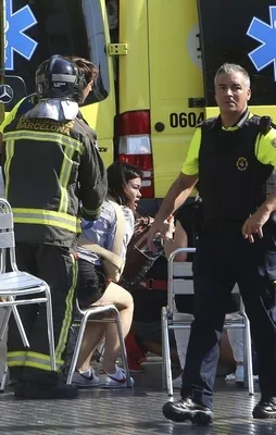 Barcelona'daki terör saldırısında ilk kareler