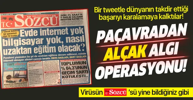 Sözcü Gazetesi'nden alçak algı operasyonu! Bir tweeti genelleştirip, Türkiye’yi çaresizmiş gibi göstermeye kalktılar