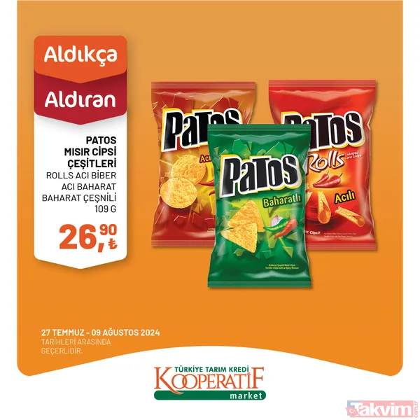 Tarım Kredi Market'te 60 üründe dev indirim! Katalogda yok yok! Taze Kaşar 249 TL, Siyah Zeytin 115 TL, Tuvalet Kağıdı 40'lı 209 TL... - 50