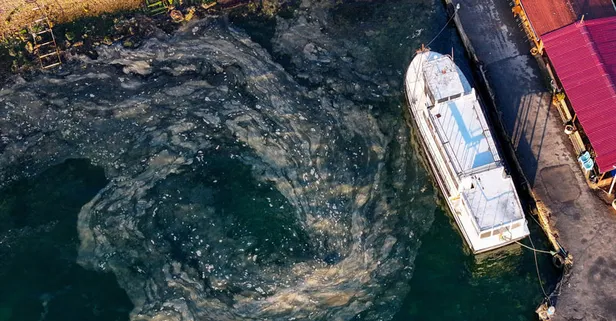 Kınalıada’da müsilaj istilası! Marmara Deniz dört bir yandan tehlikede