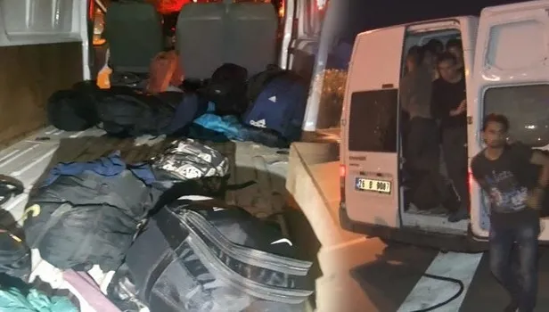 Polisi görünce çil yavrusu gibi dağıldılar