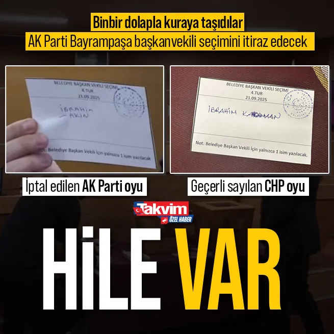 Bayrampaşa Belediyesinde başkanvekili CHPli İbrahim Kahraman oldu! AK Parti seçime itiraz edecek