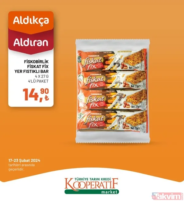 Tarım Kredi KATALOĞU 19-23 Şubat 2024 FİYAT LİSTESİ! Kooperatif market 32 üründe fiyatları indirdi! 2 katlı 6'lı kağıt havlu 54.90 TL... - 28