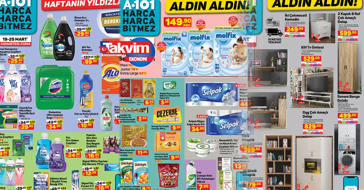 Bu hafta A101’de neler var? İndirim günleri başladı, yeni aktüel kataloğu yayında! Fiyatlar düştü ucuza dağıtılıyor! 9,90’a indi o ürünler...