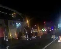 Yolcu otobüsü ile kargo kamyonu çarpıştı: 2 yaralı