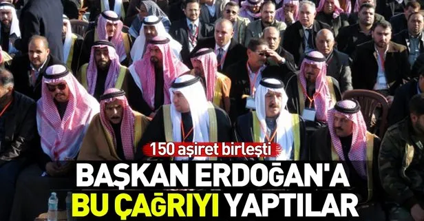 150 aşiret birleşti! Başkan Erdoğan’a kritik mesaj