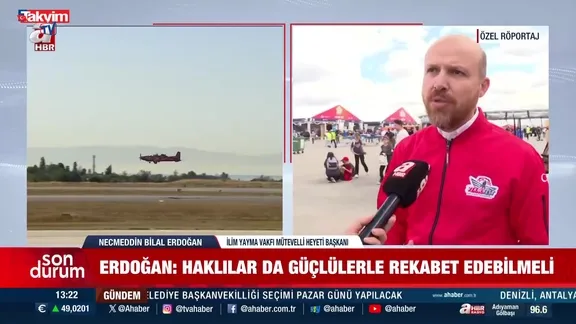 Bilal Erdoğan’dan TEKNOFEST’te Gazze vurgusu: “Haklıların hukuku egemen olmalı”