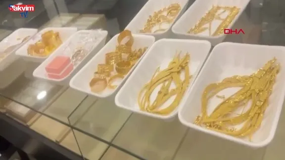 Büyükçekmece Adliyesi’nden çalınan altınların fotoğrafları ortaya çıktı | VİDEO
